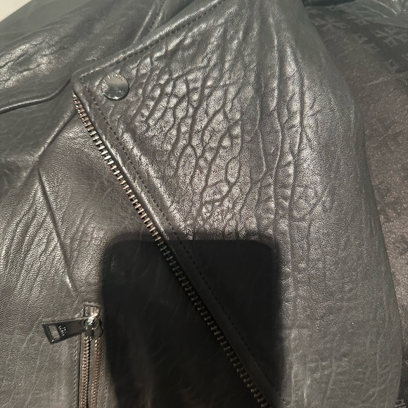 Ted baker leather jacket in size 4 - Picture 7 of 7